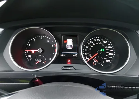 2019 Volkswagen Tiguan 2.0T Se/2.0T Sel/2.0T Sel R-Line/2.0T Sel R-Line Black из США, поврежденный, VIN 3VV2B7AX4KM186652